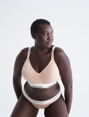 Calvin Klein Womens Modern Cotton Naturals Lightly Lined Wireless Bralette  : : Clothing, Shoes & Accessories