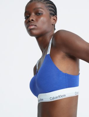 Calvin Klein Women's Modern Cotton Naturals Plus Lightly Lined Bralette -  Brown - 3X - Modafirma