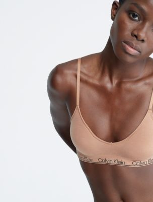 Calvin Klein Underwear Bralette Bra in Salmon