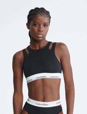 Modern Cotton Deconstructed Unlined Bralette Calvin Klein USA