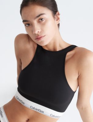 Modern Cotton Unlined Longline Bralette