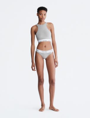 Calvin Klein Body Unlined Scoop Brack Bralette White QF4507-100
