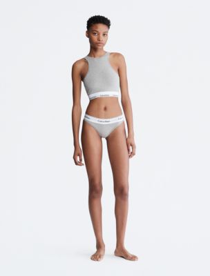 Modern Cotton Plus Unlined Bralette + Thong