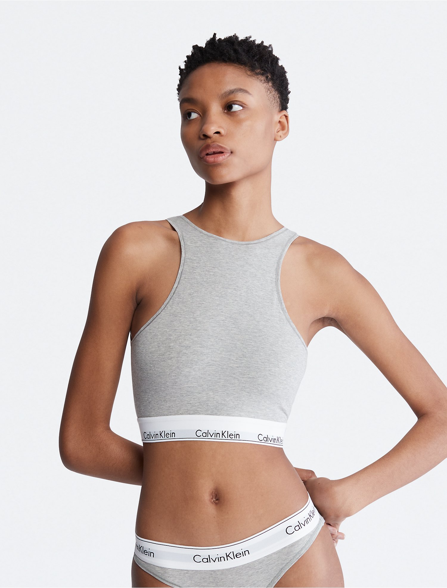 Modern Cotton Unlined Longline Bralette | Calvin Klein