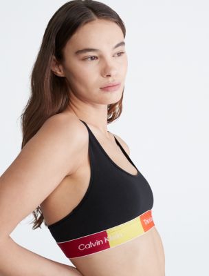 Buy Calvin Klein This Is Love Colorblock Wireless Bra - Ub1 Black At 55%  Off