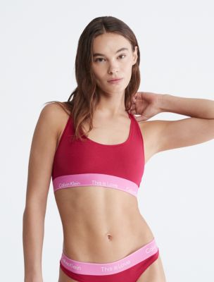 Pride This Is Love Tonal Unlined Bralette + Thong