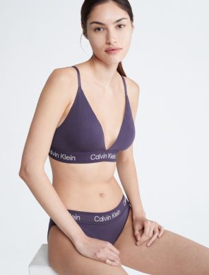 Calvin Klein, Brushed-back lace for the softest touch. Sensual lingerie  with a tonal logo-band. Calvin Klein Intrinsic underwear is now online.