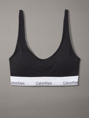 Calvin Klein Jeans LGHT LINED BRALETTE Black - Free delivery