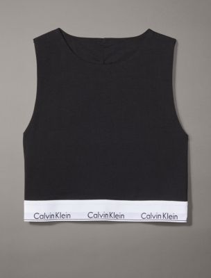 Brassière non doublée à col haut moderne en coton