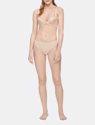 Seductive Comfort Lace Push-Up Demi Bra, Desert