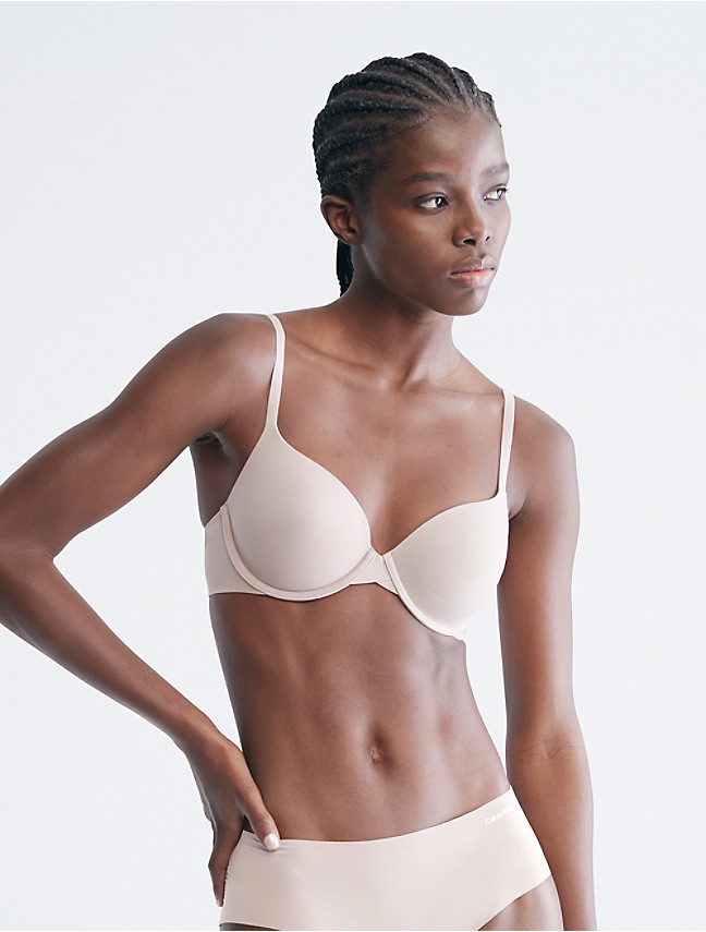 Sheer Marquisette Lace Lightly Lined Demi Bra by Calvin Klein Online, THE  ICONIC