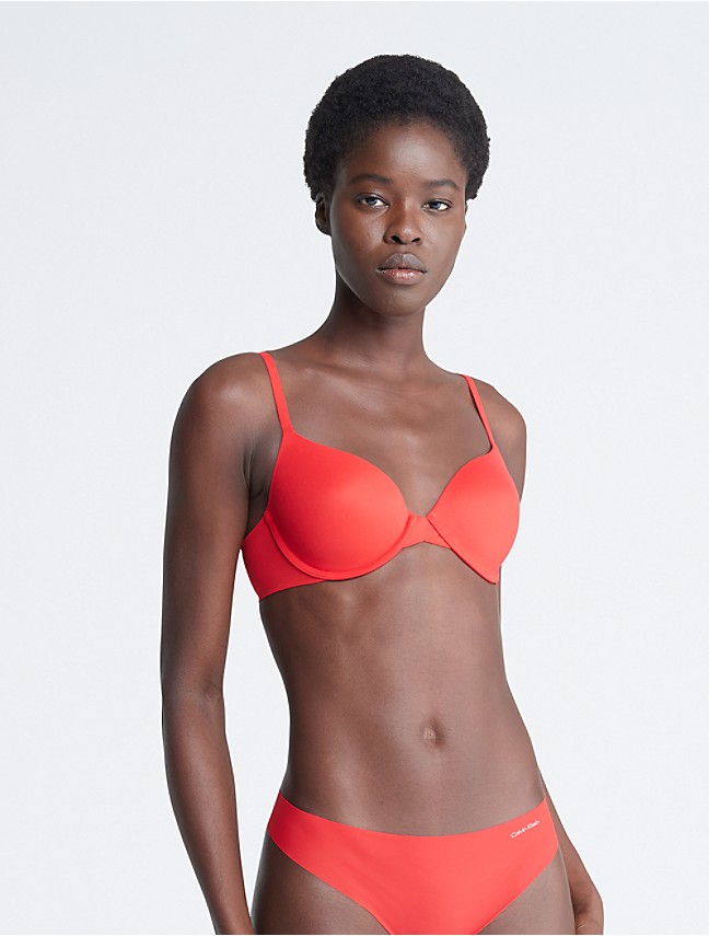 Perfectly Fit Flex Lightly Lined Demi Bra by Calvin Klein Online, THE  ICONIC