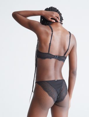 Buy Calvin Klein Underwear Unlined Plunge Bra - Black
