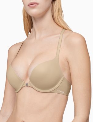 Calvin Klein Perfectly Fit Convertible Bra In Brown