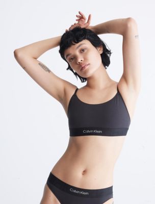 Calvin Klein Modern Structure unlined bralette with flexi wire