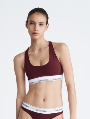 Calvin Klein Modern Cotton Unlined Triangle Bralette QF5980