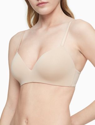 Calvin Klein Womens Perfectly Fit Flex Lightly Lined Demi Bra, Bronzed, 36C  - Bass River Shoes