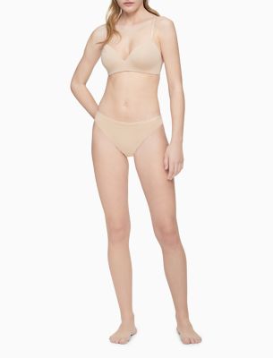 Silver Calvin Klein Womens Form Unlined Bra - Get The Label