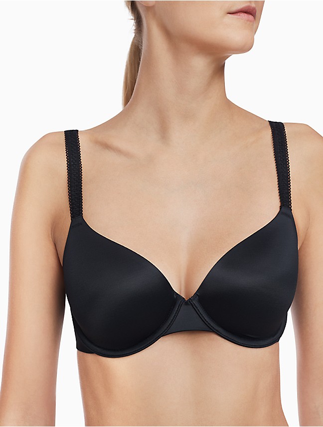 Buy Calvin Klein Pink Sheer Marquisette T-Shirt Bra from the Next UK online  shop in 2023