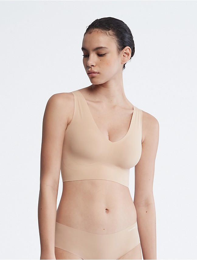 Calvin Klein Invisibles Comfort Lightly Lined Bralette Retro Bra