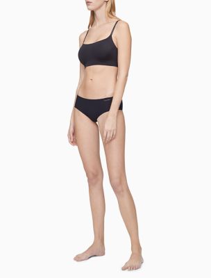 Calvin Klein Women's Invisibles Comfort Seamless Wireless Skinny Strap  Retro Bralette Bra - ShopStyle