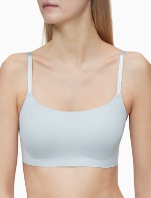 calvin klein invisibles removable pad retro bralette