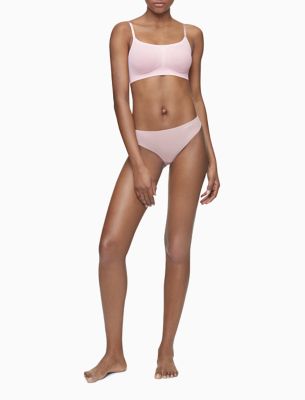 calvin klein invisibles removable pad retro bralette