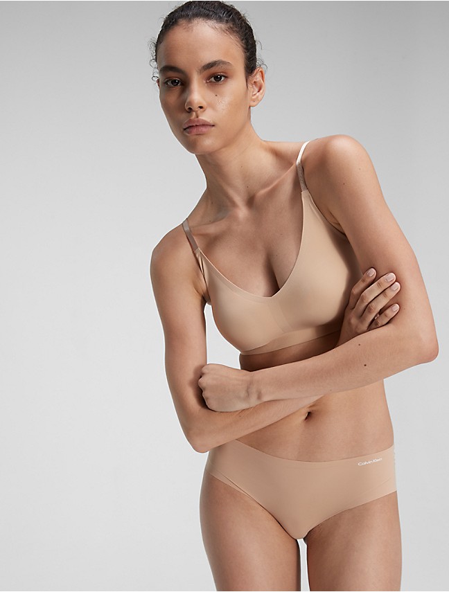 Invisibles Lightly Lined V-Neck Bralette by Calvin Klein Online, THE  ICONIC