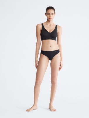 OZSALE  PVH Brands Calvin Klein Invisibles Comfort Lightly Lined Retro  Bralette - Bare