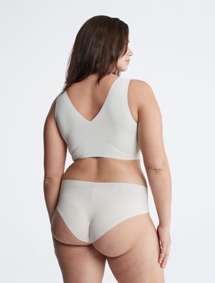 Invisibles Plus Lightly Lined Comfort V Neck Bralette Calvin Klein USA