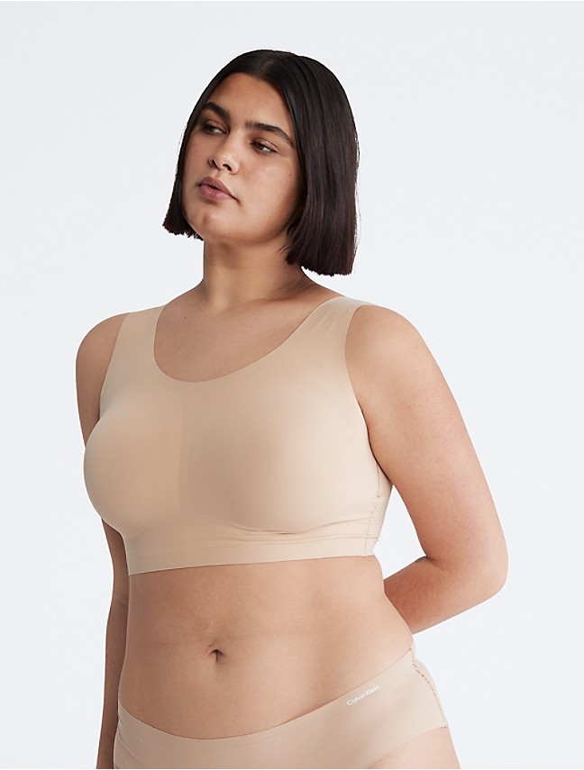 Calvin Klein Women's Invisibles Comfort Bralette Bra Color Jet Grey Si –  DDT Boutique