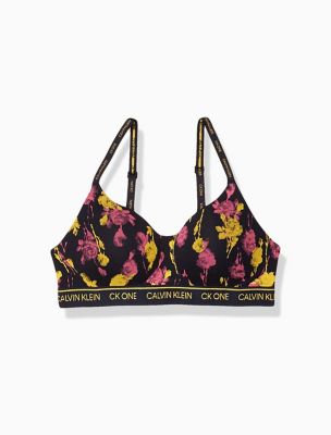 ck one micro lightly lined wirefree bralette