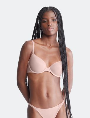 Calvin Klein Sheer Marquisette Unlined Demi Bra