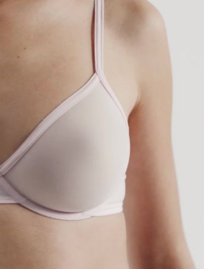 Buy Calvin Klein women lightly lined demi padded bra nude Online