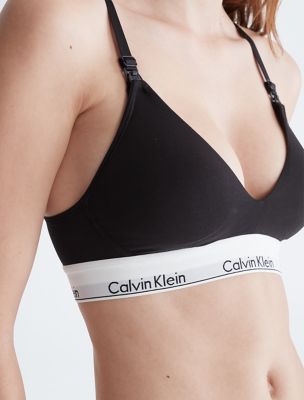 Calvin Klein MATERNITY BRA For Women,Grey (Grey 020),L : : Fashion