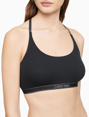 Calvin Klein Performance Low Impact Ruched Front Strappy Sports
