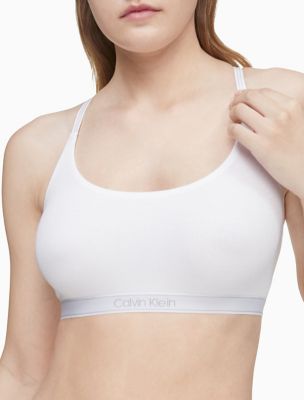 Calvin Klein Pure Ribbed Unlined Bralette for ผู้หญิง