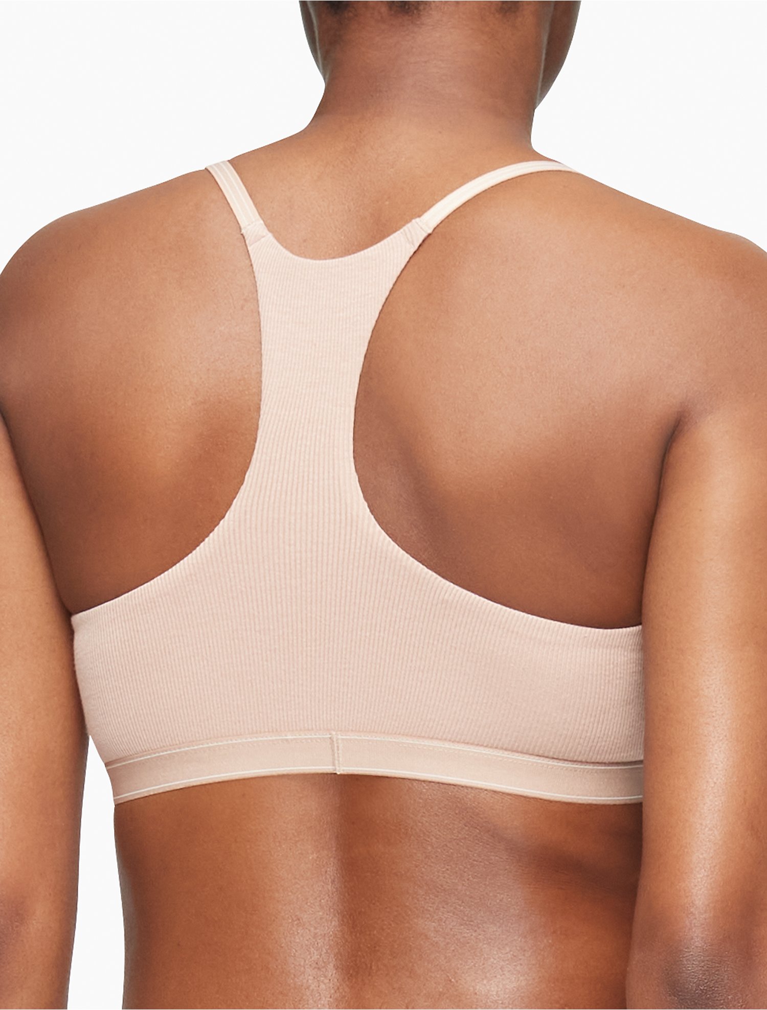 Pure Ribbed Unlined Bralette | Calvin Klein