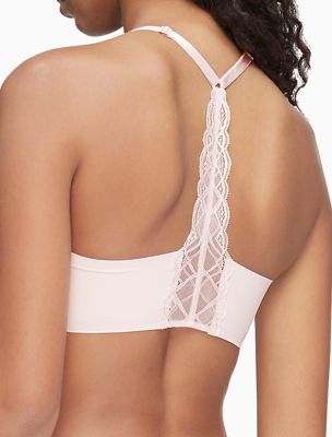 Lightly Lined Full-Coverage Lace Racerback Bra