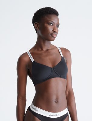 CK logo bralette, Calvin Klein