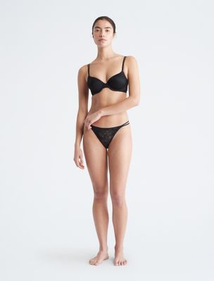 Calvin Klein Underwear Sheer Marquisette Lightly Lined Demi Bra QF6068G