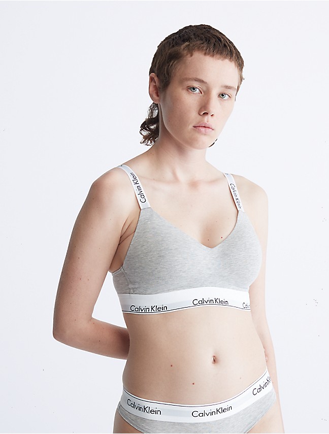 Modern Cotton Lightly Lined Triangle Bralette