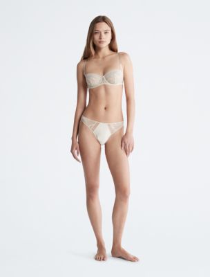 Calvin Klein - Bra SET Unlined Brallete & Thon Black