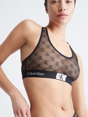 Calvin Klein CK 96 unlined bralette in black, £30.00