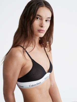 Calvin Klein Underwear UNLINED TRIANGLE - Triangle bra - kelly