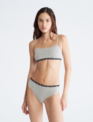 Calvin Klein Underwear UNLINED BRALETTE 2 PACK - Bustier - grey