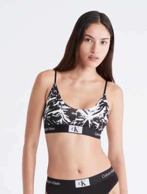 Calvin Klein Modern Light Lined Bralette, Average, Black - Bras