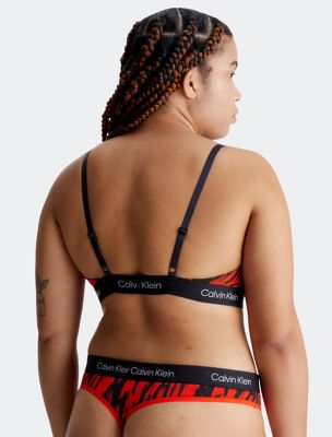 1996 Cotton Unlined Bralette by Calvin Klein Online, THE ICONIC