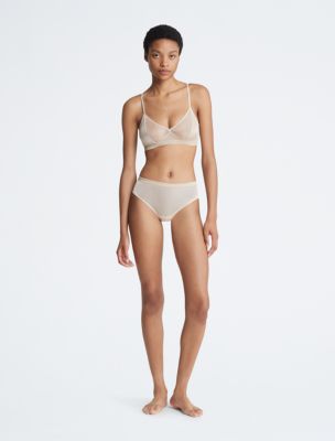 Ultra-Soft Lace Unlined Bralette by Calvin Klein Online, THE ICONIC