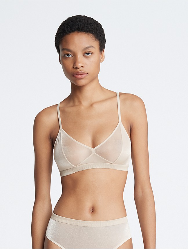 Calvin Klein Seductive Comfort Demi Bra In Ank Woodrose – Mish